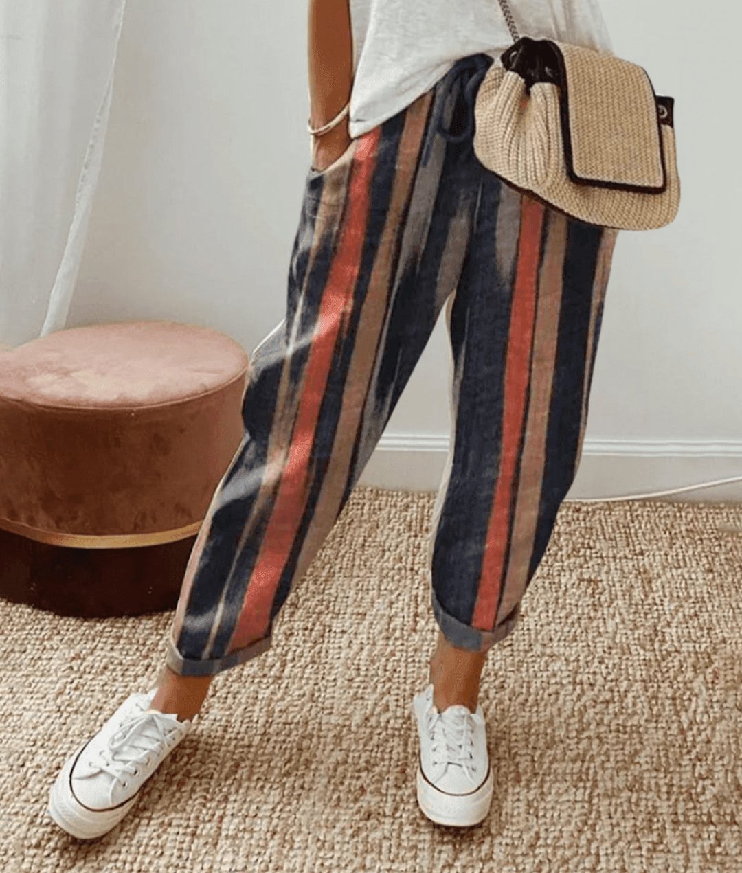Bella - Schicke Hose aus Baumwoll-Leinen-Mix