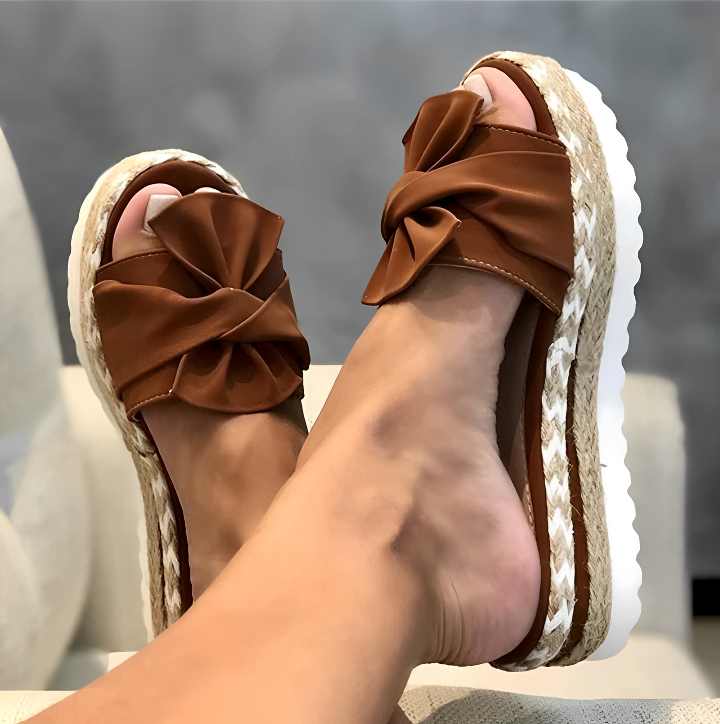 Arleen - Lässige Sandalen mit Schleife für Damen