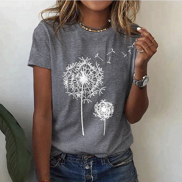 Nianna - Frauen Sommer T-Shirt Kurzarm
