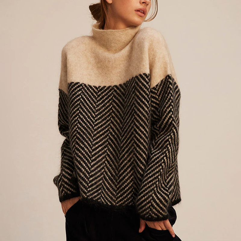 Sina - Schicker Damen Rollkragenpullover