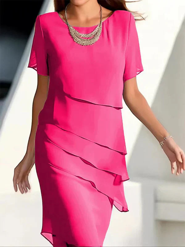 Georgina – Elegantes Sommerkleid mit Lagenlook