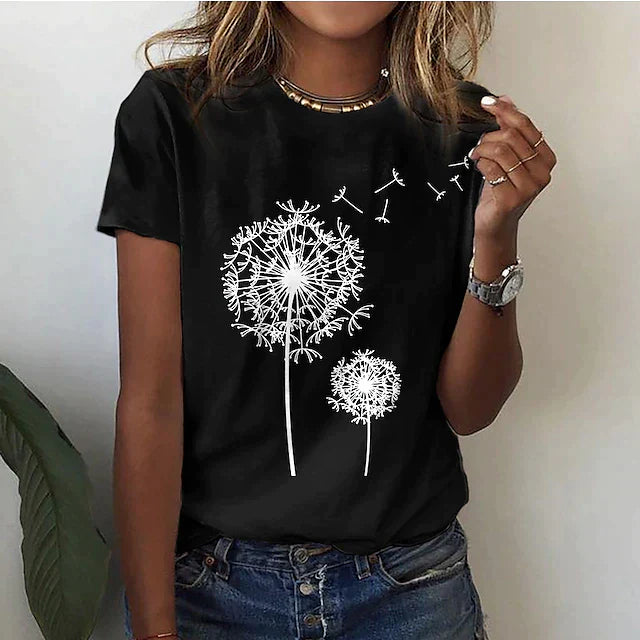 Nianna - Frauen Sommer T-Shirt Kurzarm