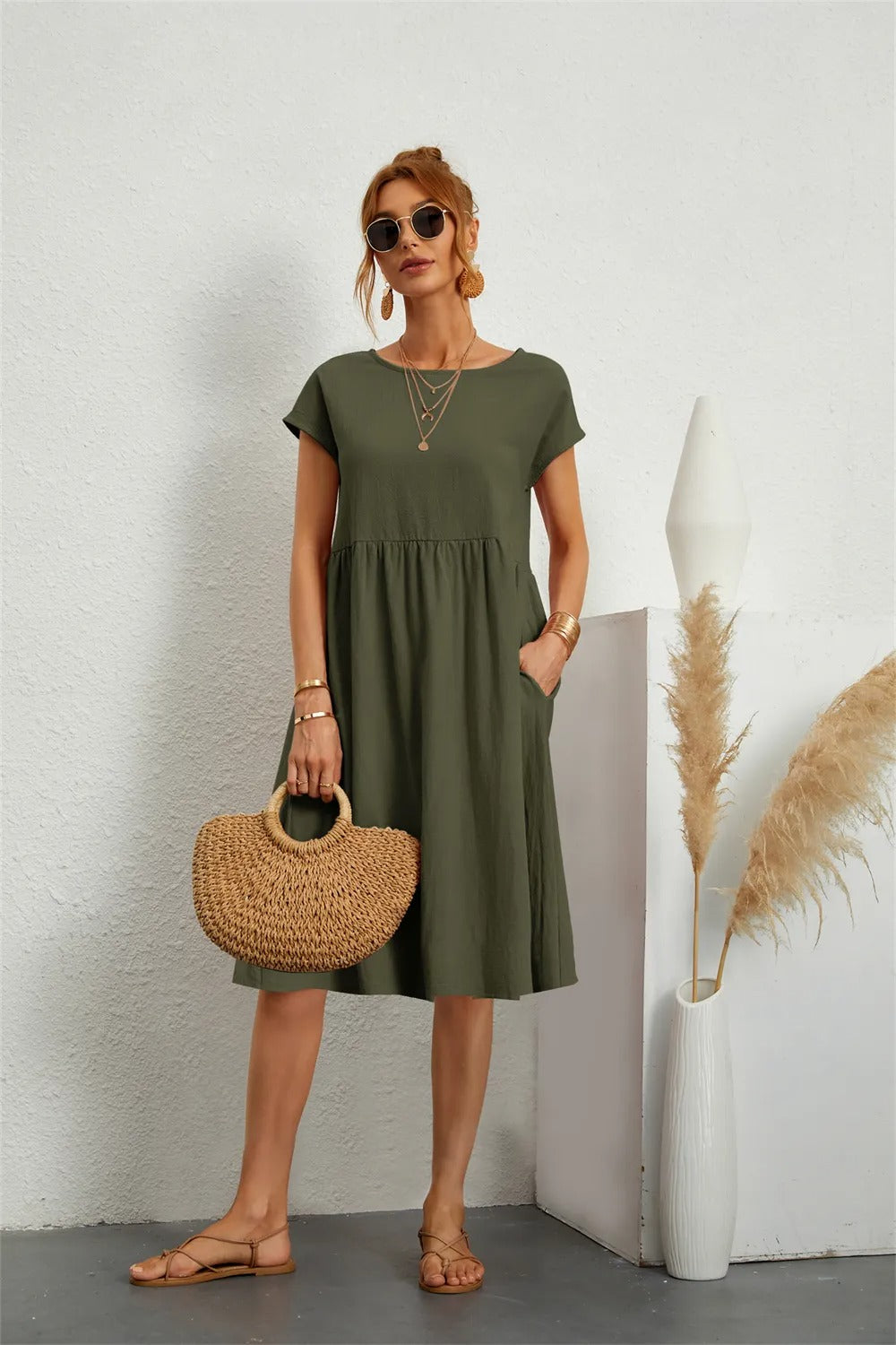 Sol - Damen elegantes Kleid