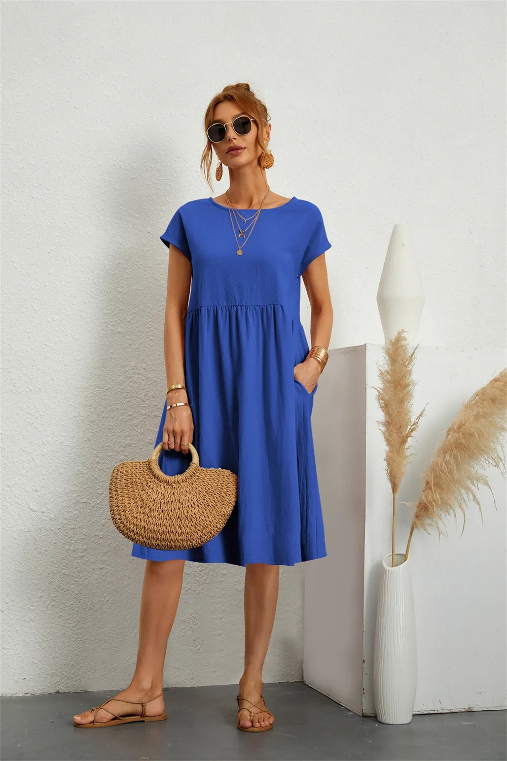 Sol - Damen elegantes Kleid