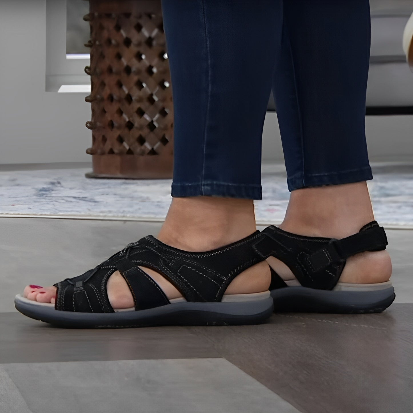 Margery - Orthopädische Keilsandalen für Damen