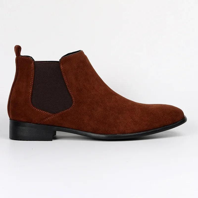 George – Herren Chelsea Stiefel im Wildleder-Look