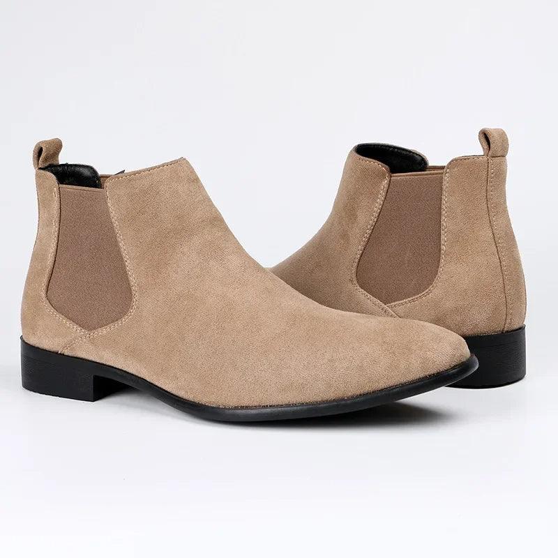 George – Herren Chelsea Stiefel im Wildleder-Look