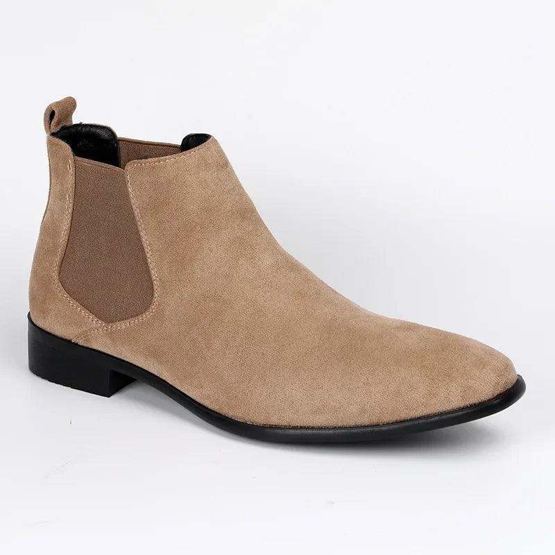 George – Herren Chelsea Stiefel im Wildleder-Look
