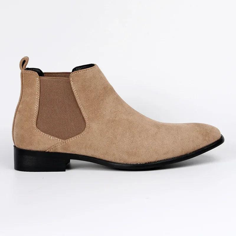George – Herren Chelsea Stiefel im Wildleder-Look