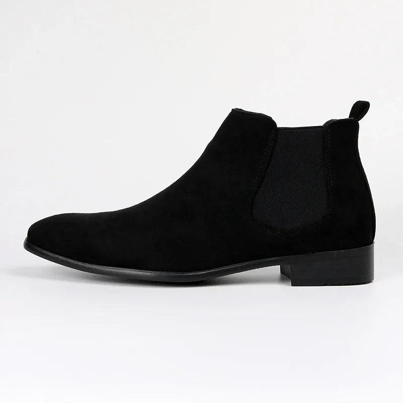 George – Herren Chelsea Stiefel im Wildleder-Look
