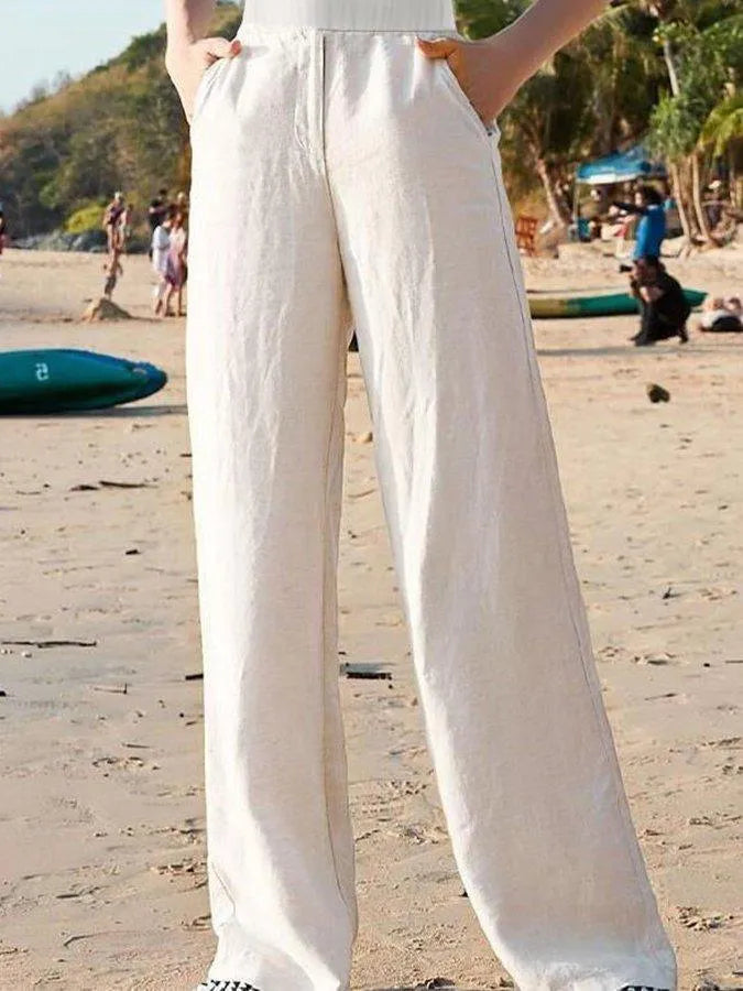 Sophie – Weite Hose mit Hoher Taille