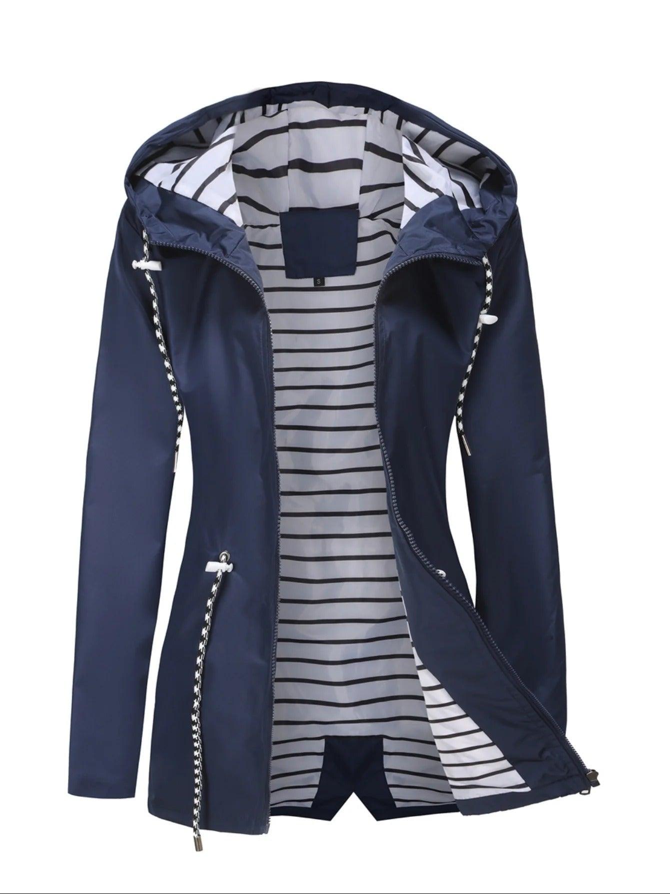 Nathalie – Lange Jacke, Wasserdicht