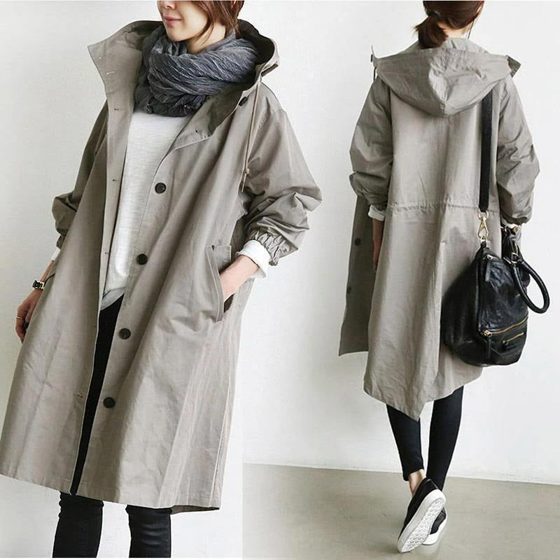 Maren – Trenchcoat Damen Leicht Wasserdicht
