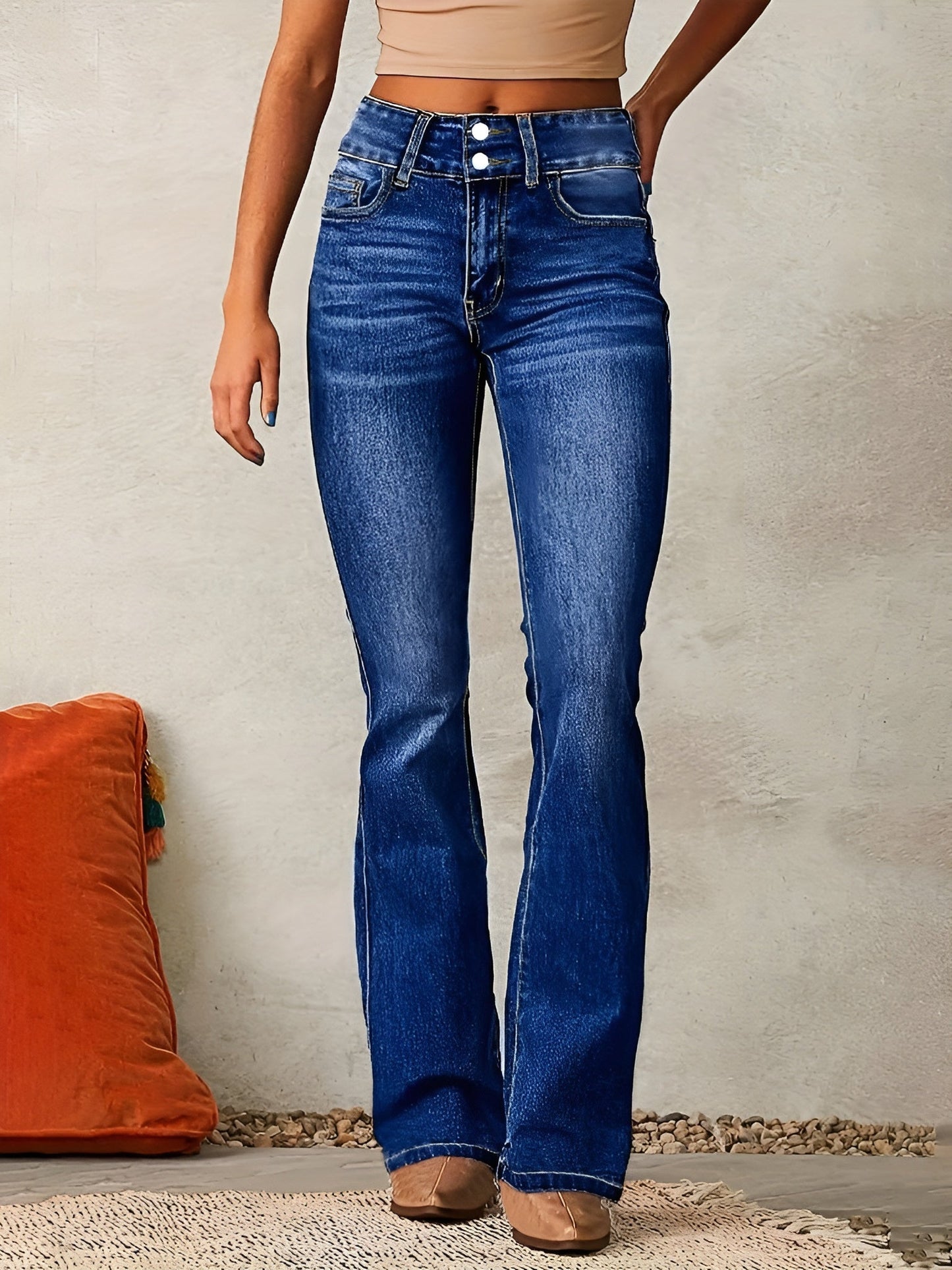 Neely - Lässige Jeans mit hoher Taille für Damen