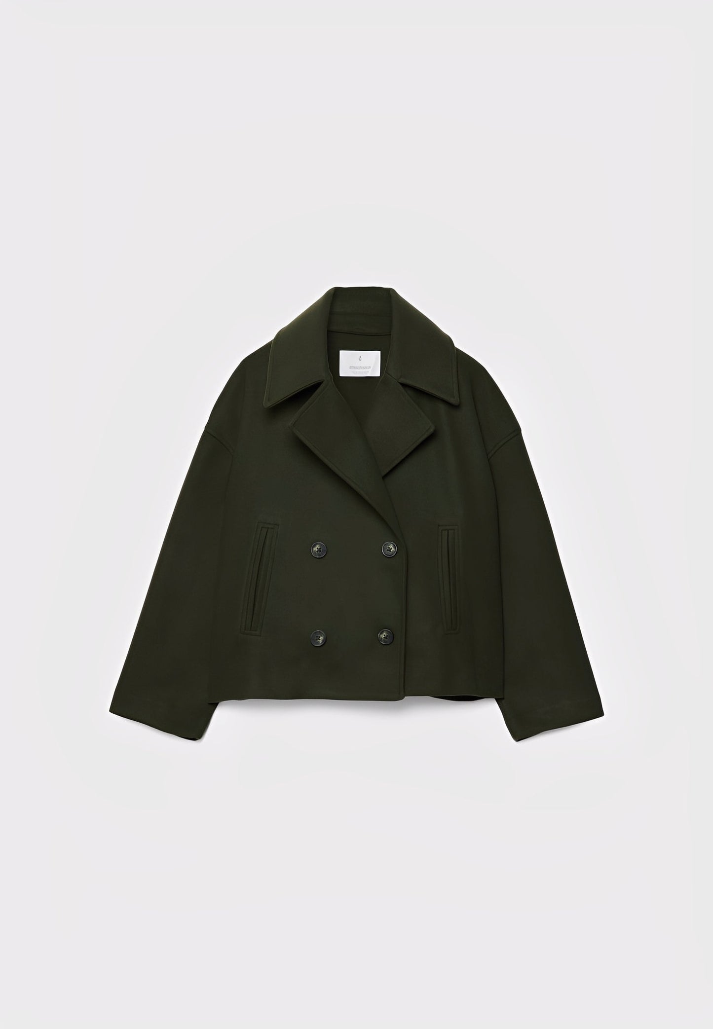 Claire – Modische Kurze Zweireihige Jacke