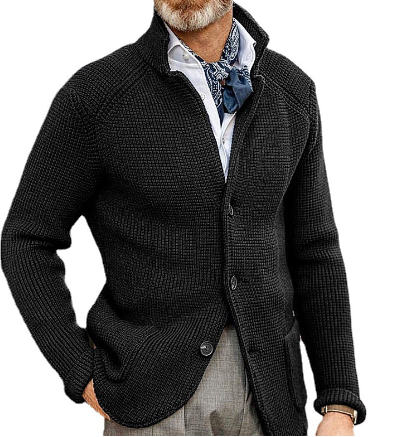 Kiki - Bequeme Strickjacke mit Kapuze