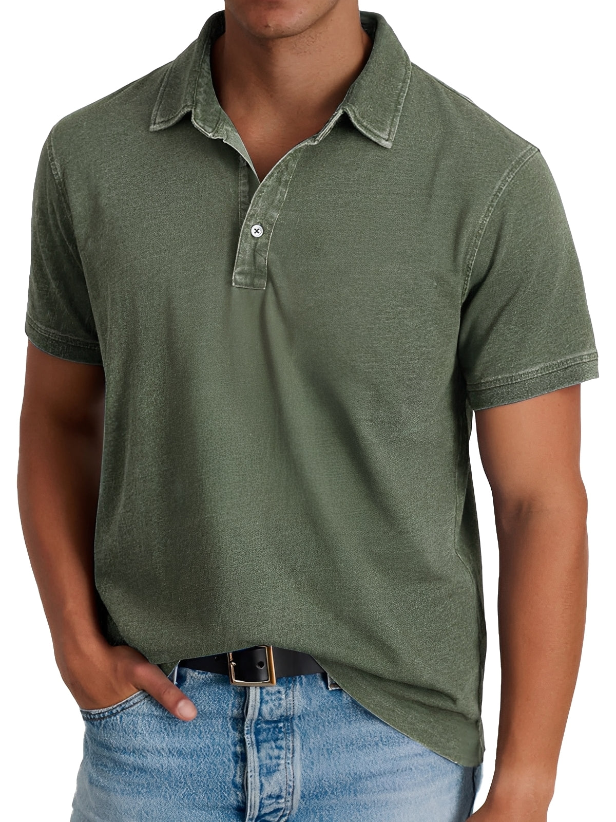 Darrell - Modernes, locker geschnittenes Poloshirt für Herren