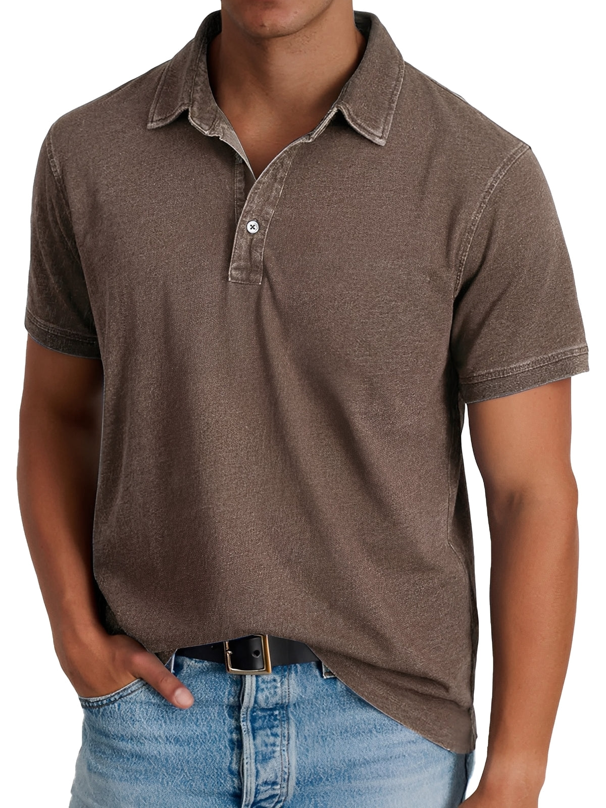 Darrell - Modernes, locker geschnittenes Poloshirt für Herren