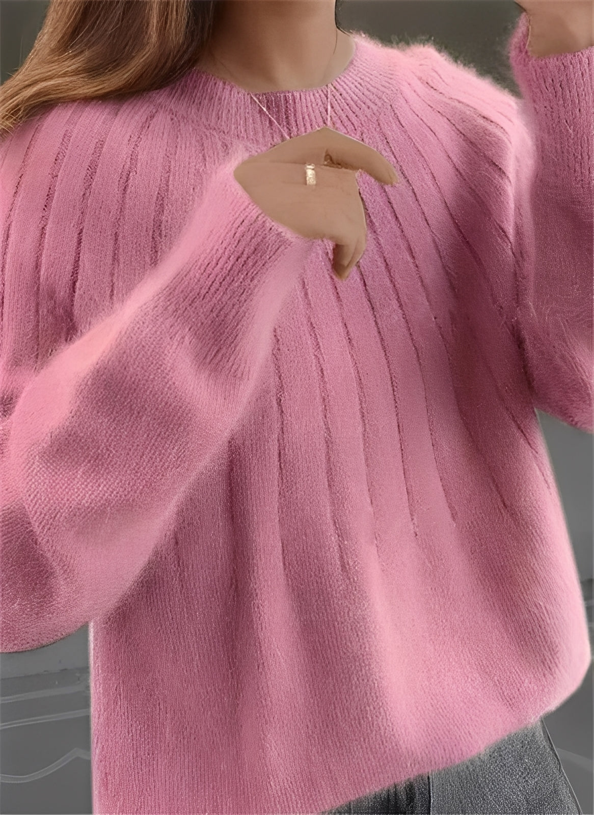 Rorie - Bunter Kaschmirpullover für Damen