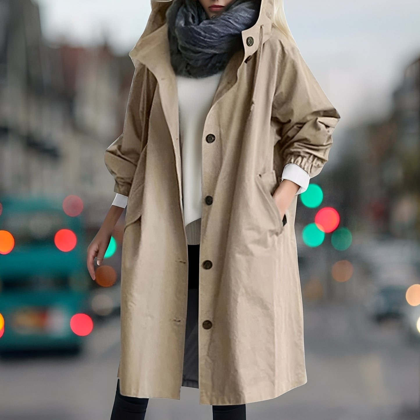 Shavonne - Eleganter wasserdichter Trenchcoat für Damen