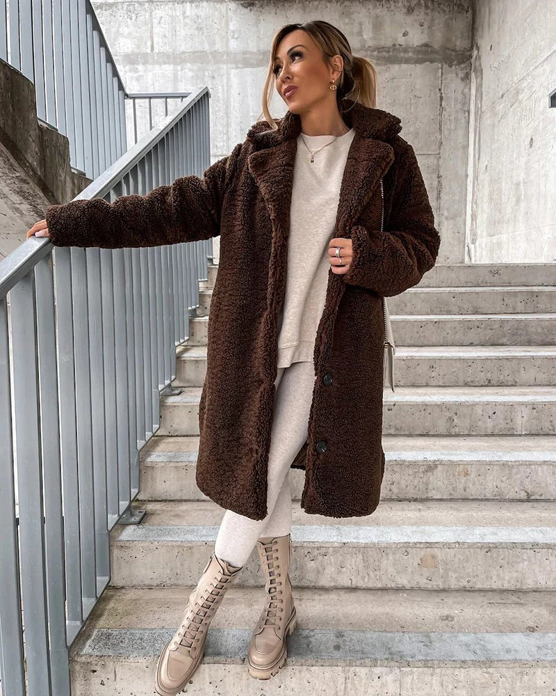 Georgiana - Elegante Kunstfelljacke für Damen