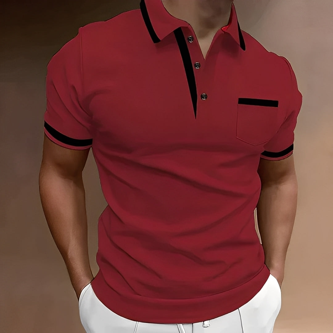 Callahan - Stilvolles Polohemd mit Tasche für Herren