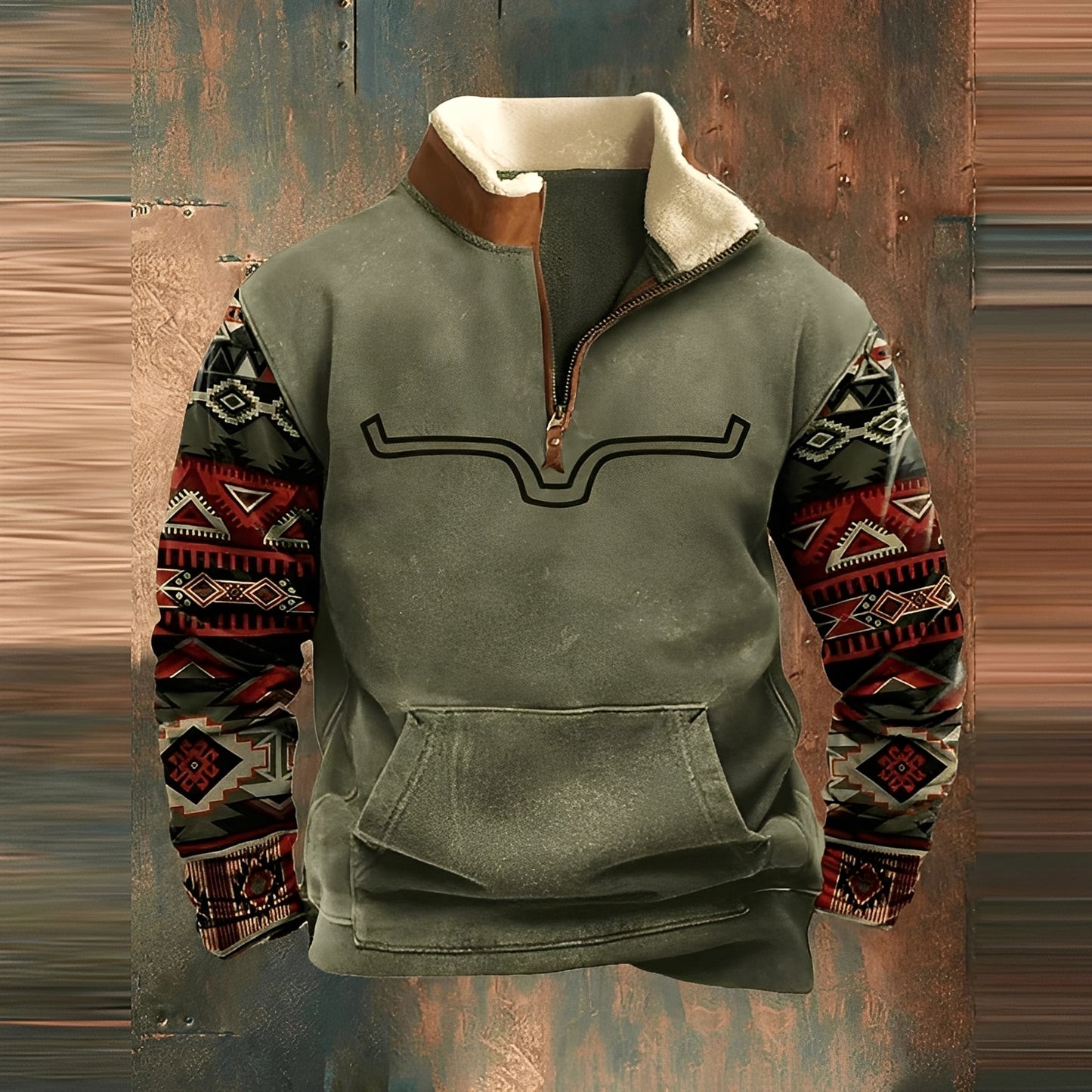 Kenton - Stilvoller Pullover mit Reißverschluss für Herren