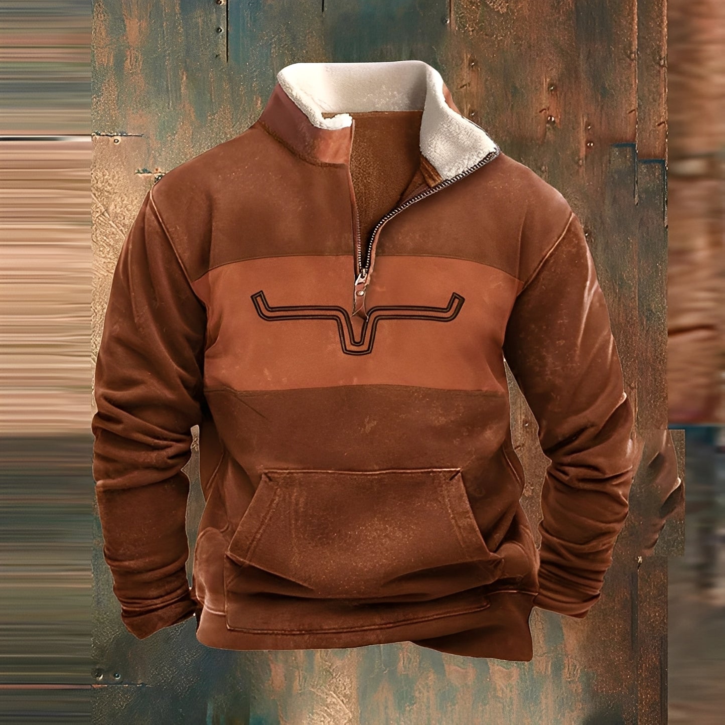 Kenton - Stilvoller Pullover mit Reißverschluss für Herren