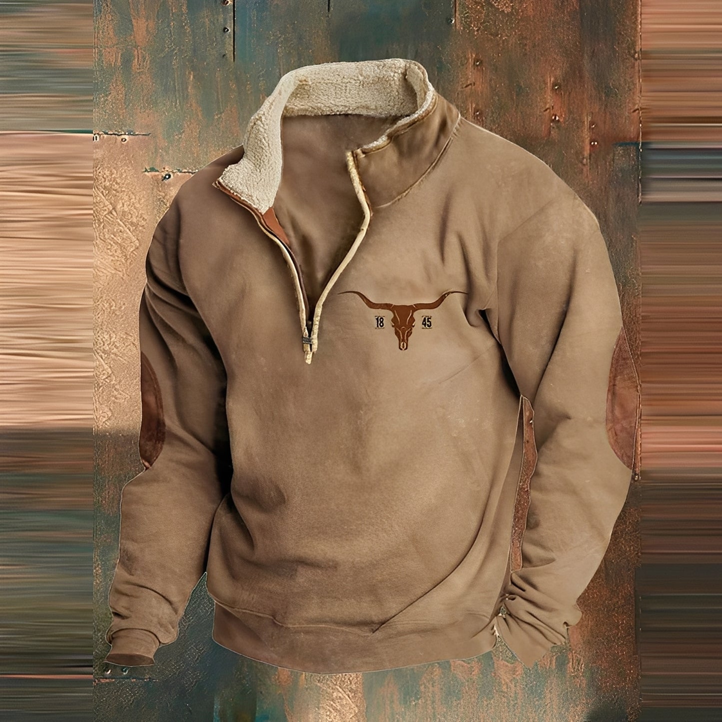 Kenton - Stilvoller Pullover mit Reißverschluss für Herren