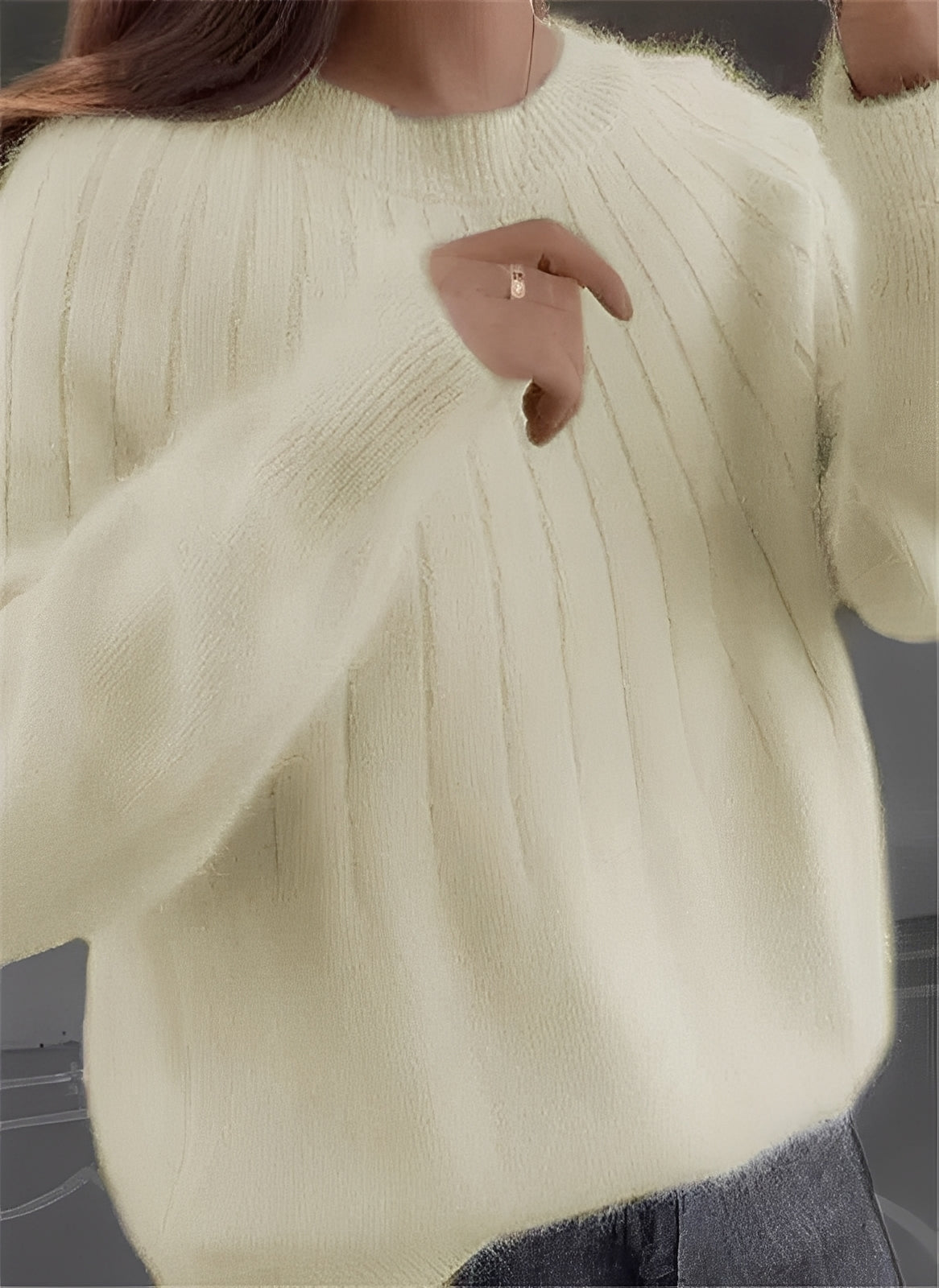 Rorie - Bunter Kaschmirpullover für Damen