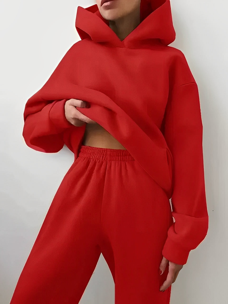 Nora – Frauen Kapuzenpulli und Jogginghosen Set