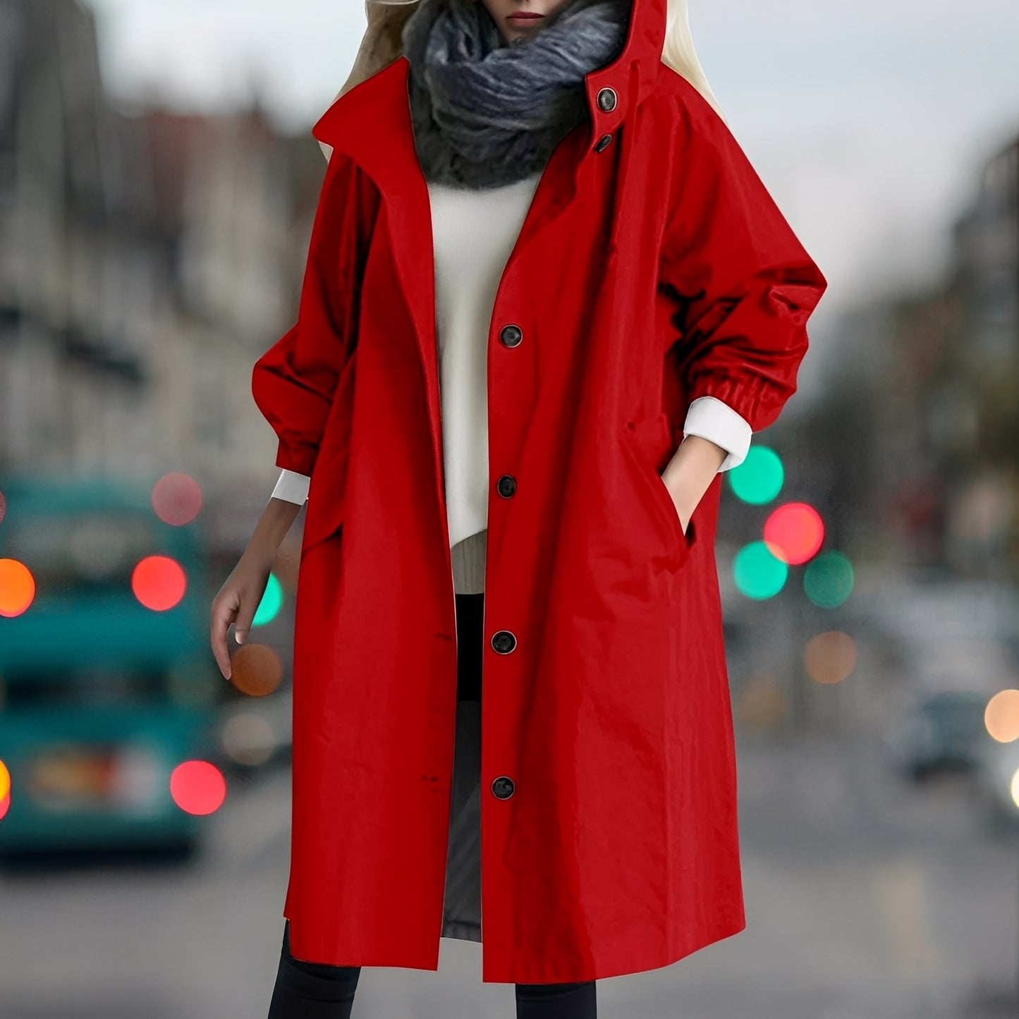 Shavonne - Eleganter wasserdichter Trenchcoat für Damen
