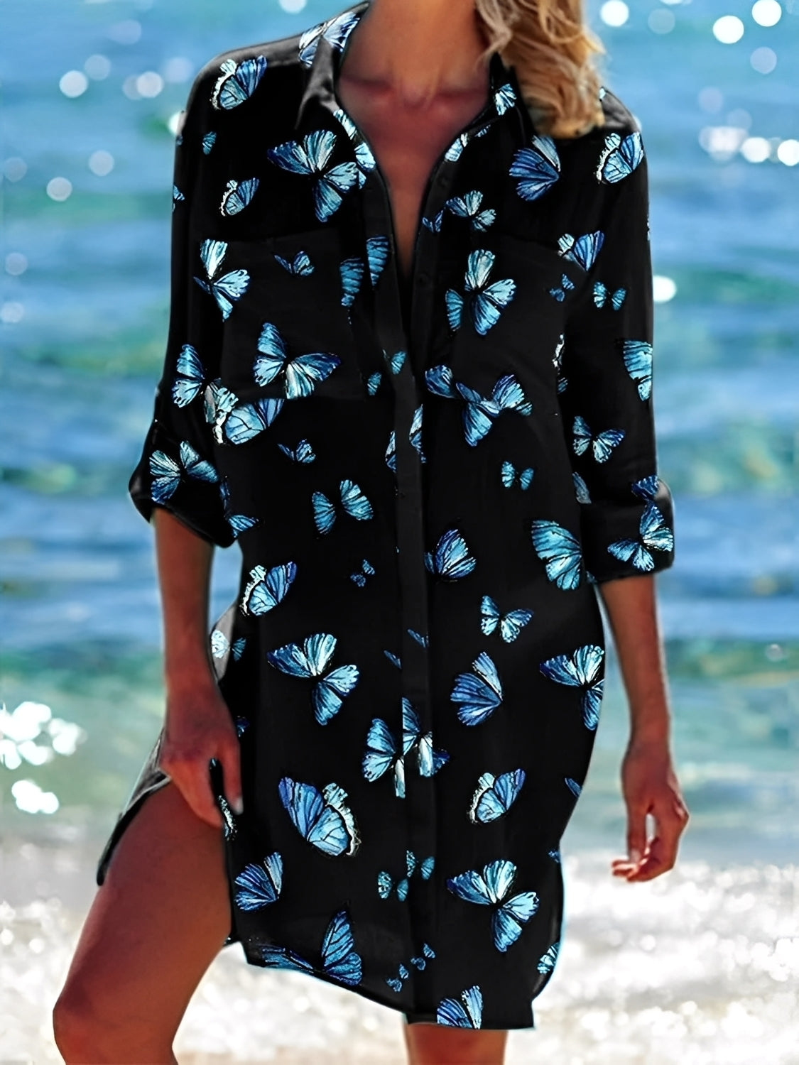 Emely - Lässiges, locker geschnittenes Shirtkleid für Damen