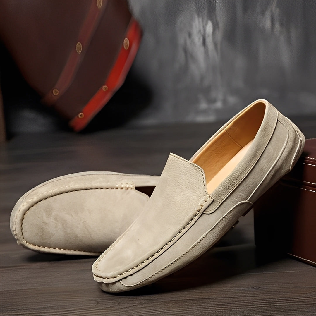 Cameron - Lässige, elegante Wildleder-Slipper für Herren