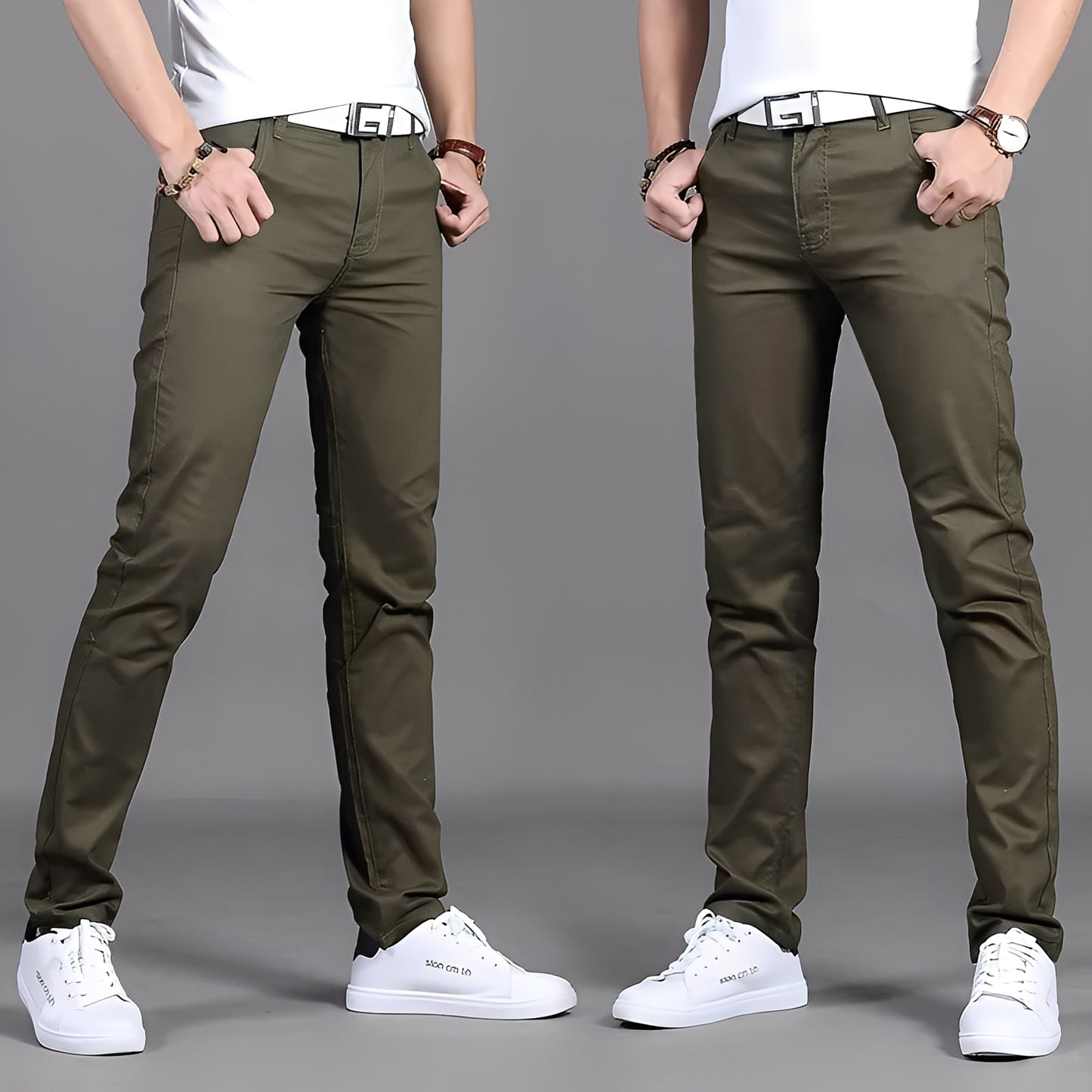 Russell - Lässige, schmal geschnittene Chino-Hose für Herren