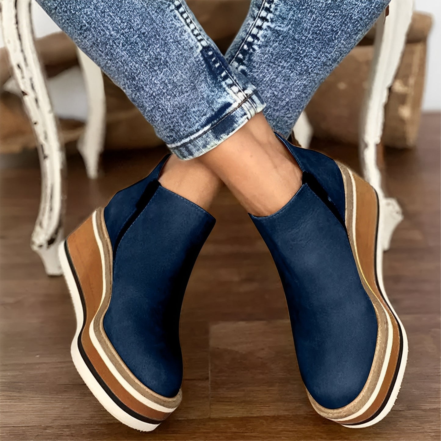 Leilah - Stiefeletten mit seitlichem Reißverschluss für Damen