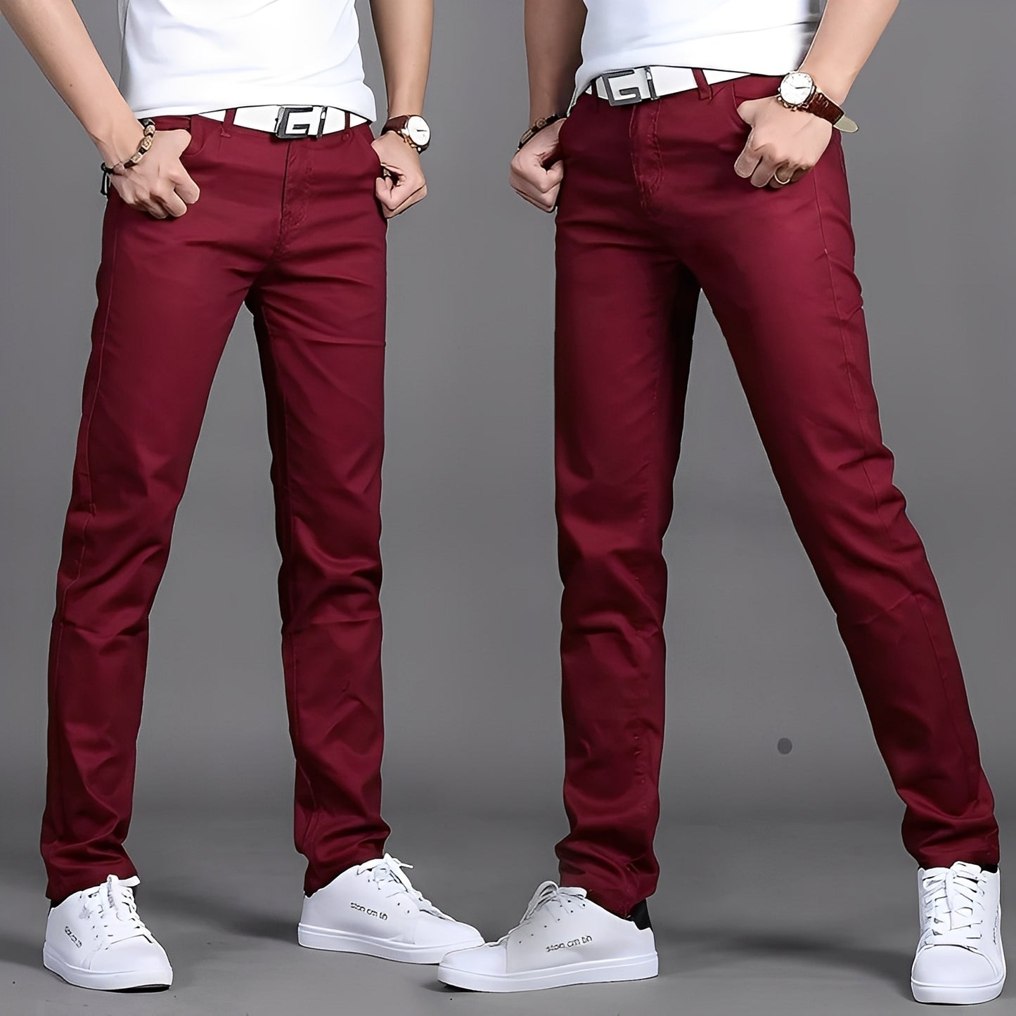 Russell - Lässige, schmal geschnittene Chino-Hose für Herren