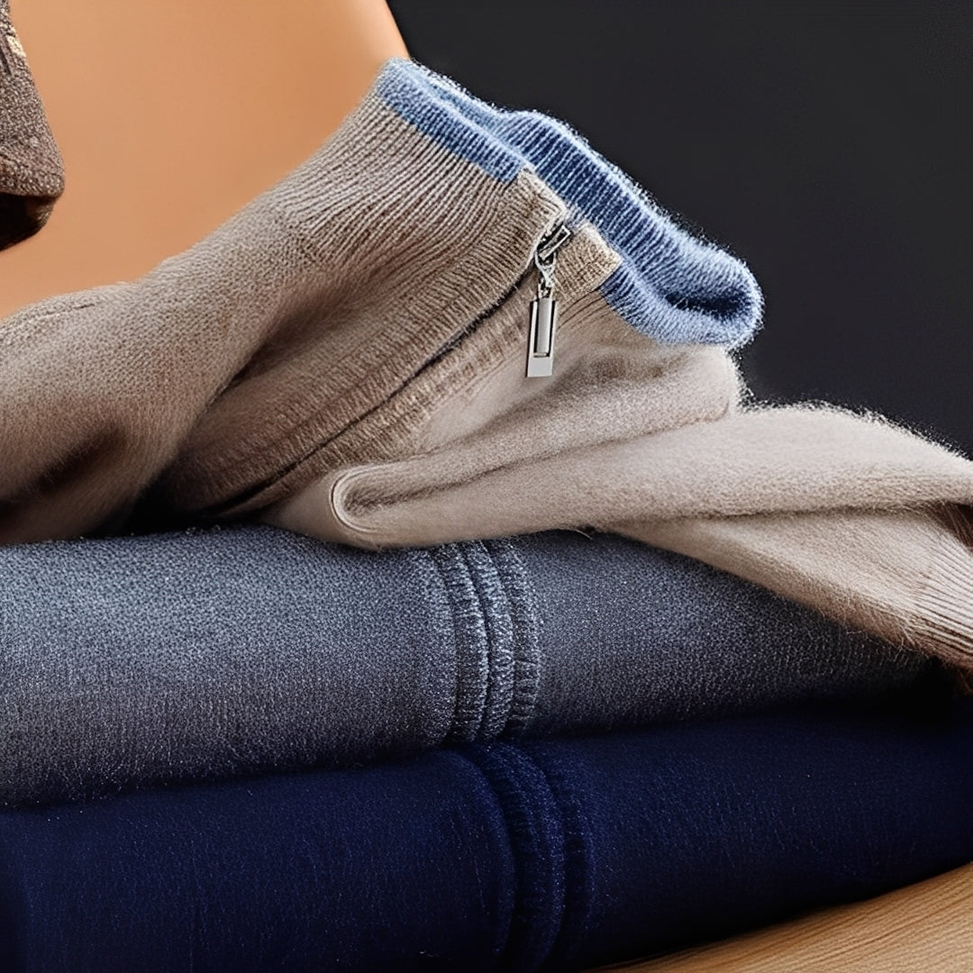 Brendon - Lässiger Cardigan mit Reißverschluss für Herren