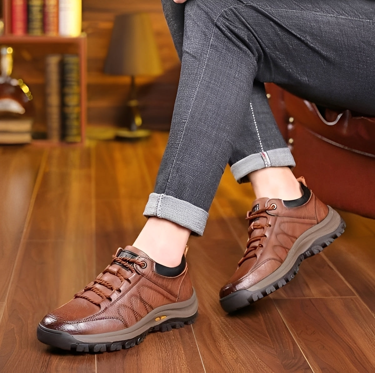 Randolf - Stilvolle rutschfeste Lederschuhe für Herren