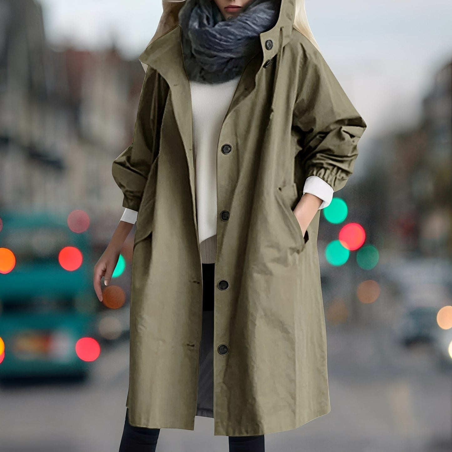 Shavonne - Eleganter wasserdichter Trenchcoat für Damen