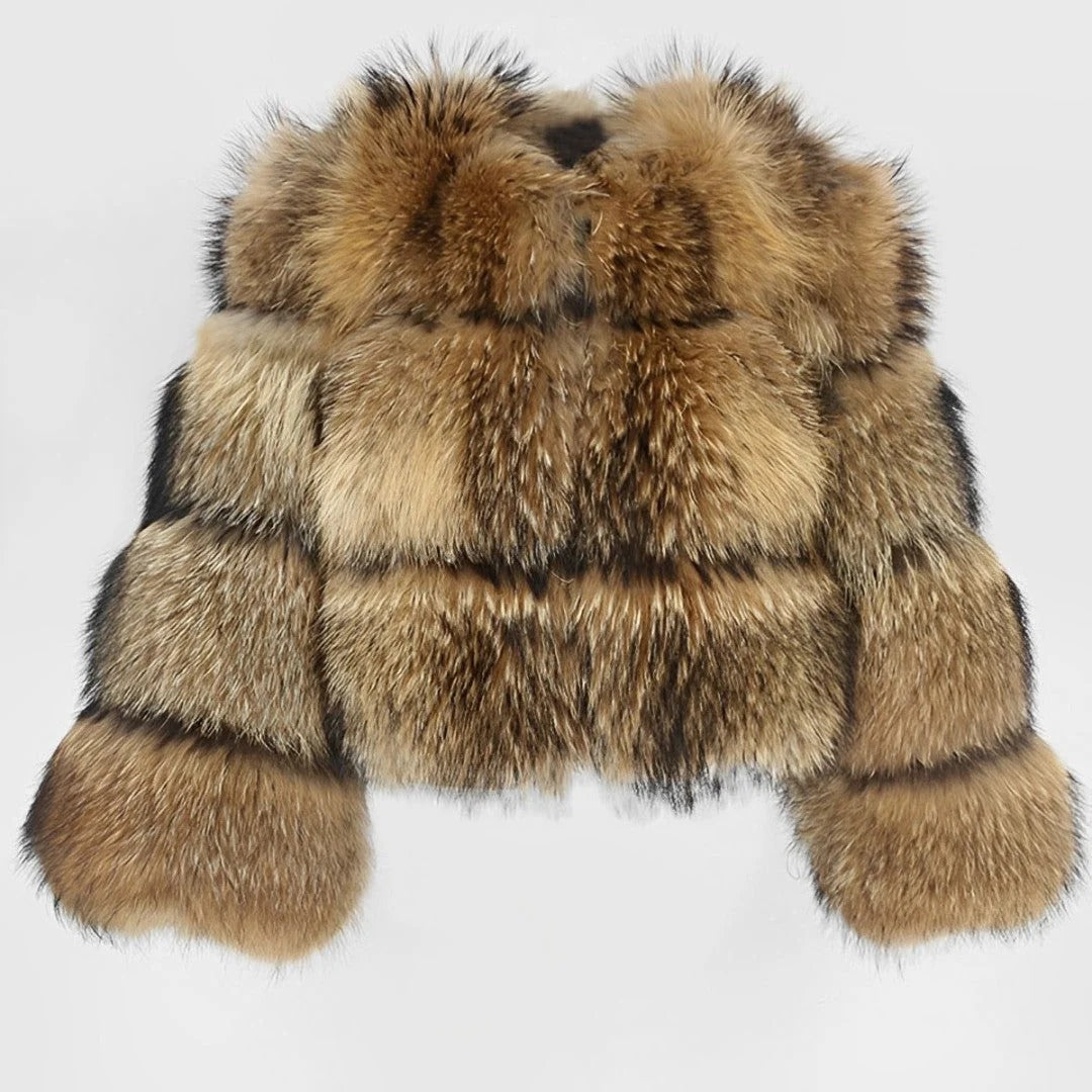 Twila - Eleganter, dichter Pelzmantel für Damen