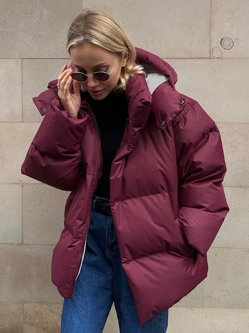 Camille - Kapuzenjacke aus wattierter Baumwolle für Damen