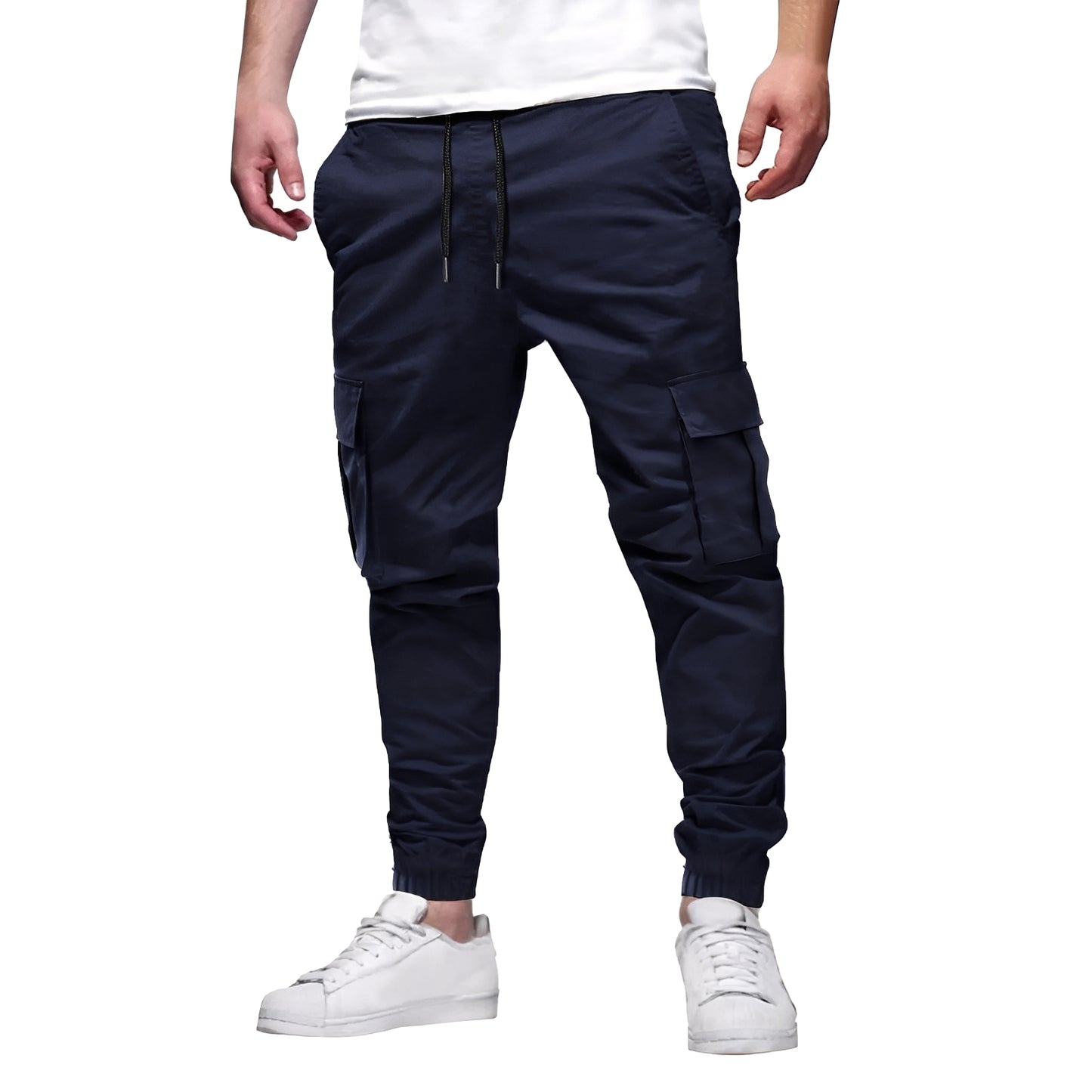 Tevin - Lässige, schmal geschnittene Stretch-Cargohose für Herren
