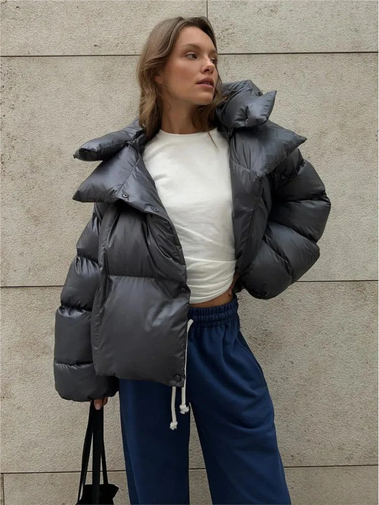 Camille - Kapuzenjacke aus wattierter Baumwolle für Damen