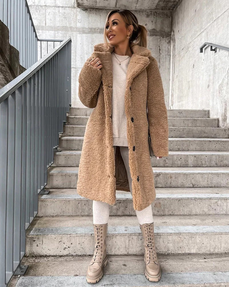 Georgiana - Elegante Kunstfelljacke für Damen