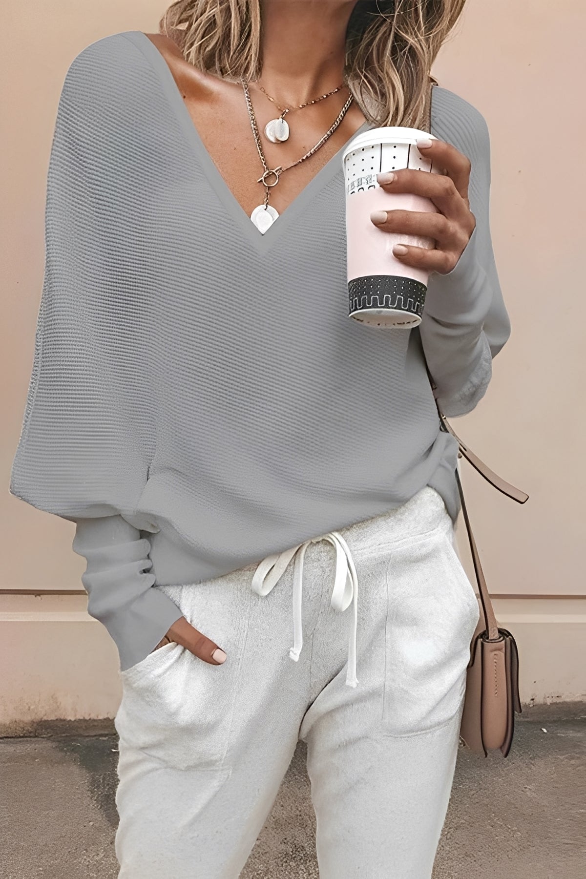 Regena - Entspannte langärmelige Bluse für Frauen