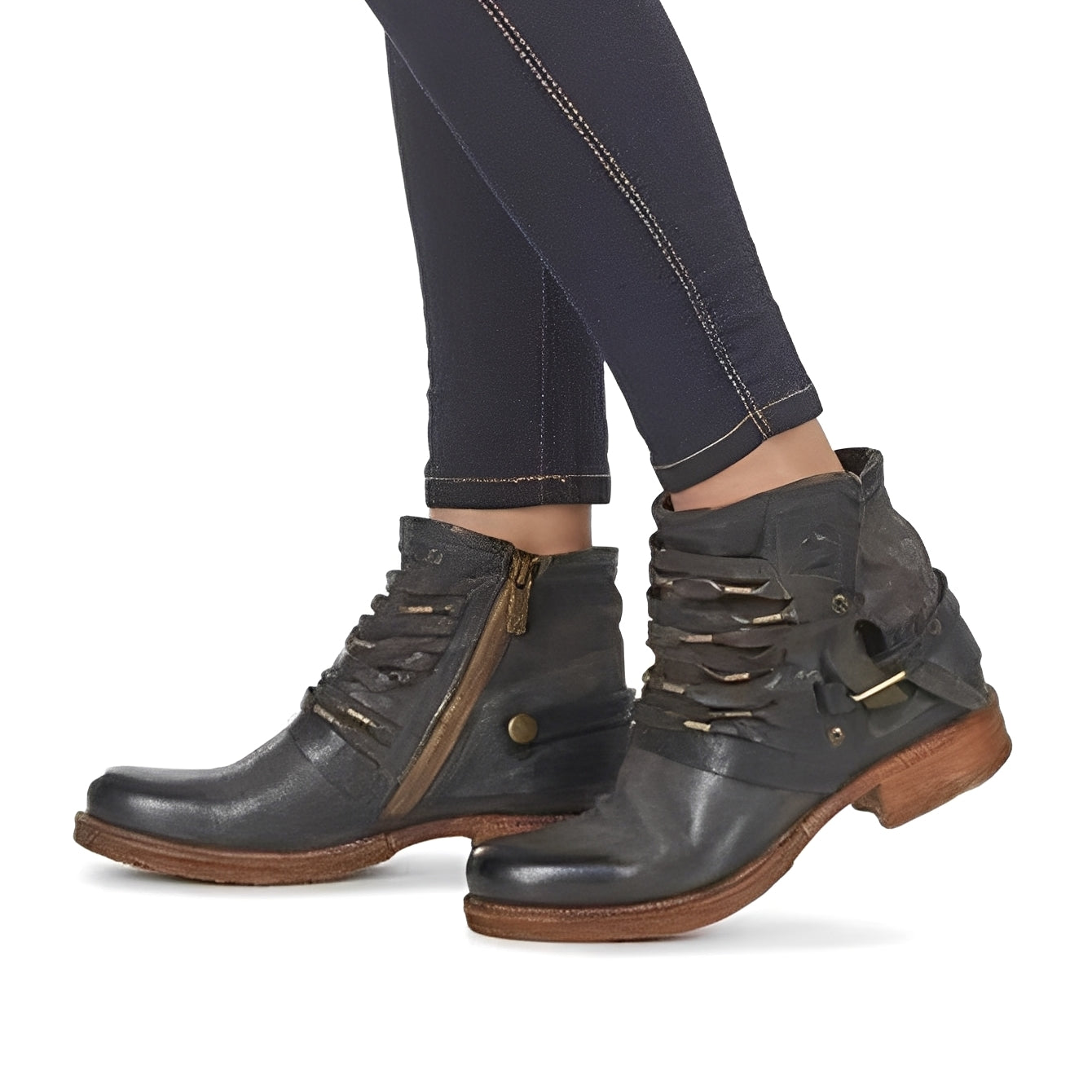 Jacqueline - Stylische Lederstiefeletten für Damen