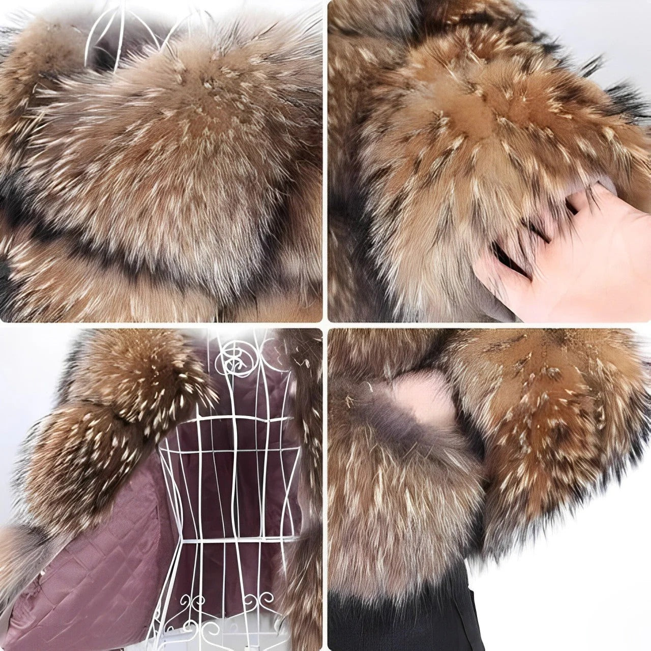 Twila - Eleganter, dichter Pelzmantel für Damen