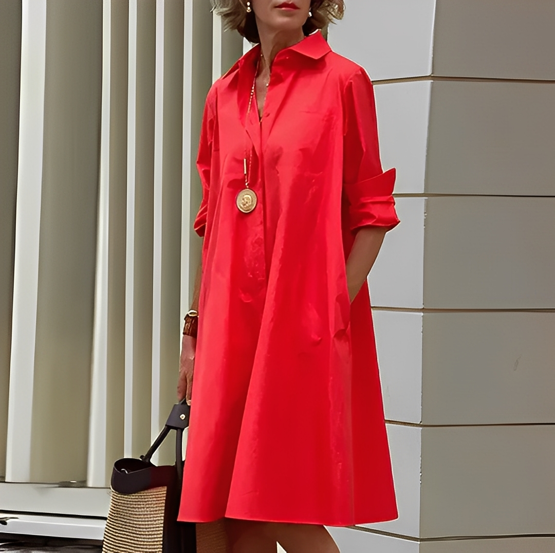 Maeva – Modernes Damen-Hemdkleid