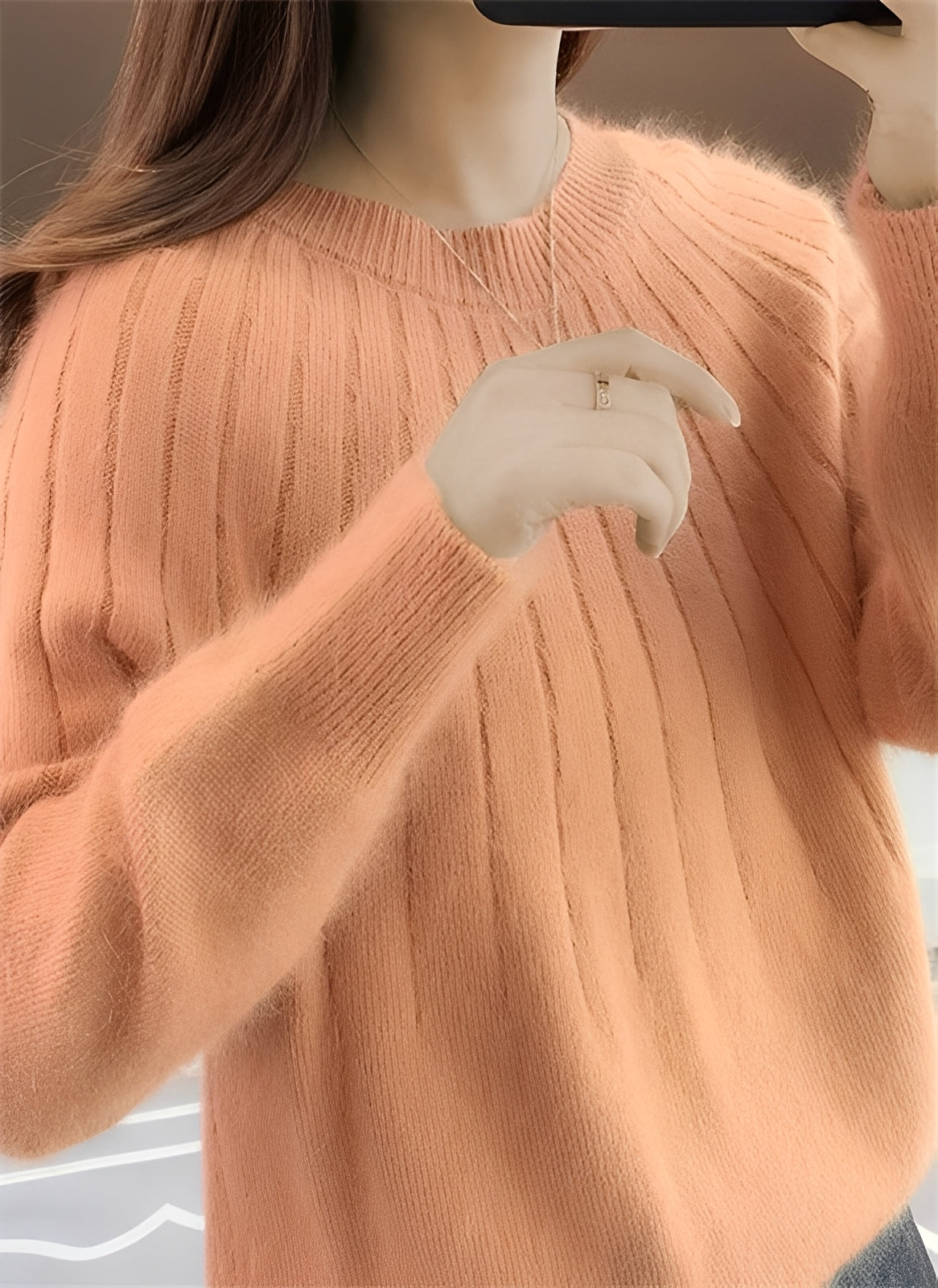 Rorie - Bunter Kaschmirpullover für Damen